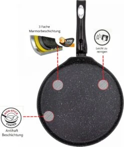 Pannenkoekenpan Antiaanbak - Inductie Marmer - 28cm 10 Pannenkoekenpan Antiaanbak - Inductie Marmer - 28cm -Tefal Shop 1009x1200