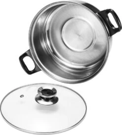 KitchenPrince 12-Delige Pannenset RVS - Pottenset - Kookpannen - Koekenpan - Steelpan - Bakpan - PFAS-Vrij - Pannenset - Pannenset Inductie - Antiaanbaklaag - Koekenpannenset -Tefal Shop 1082x1200 1