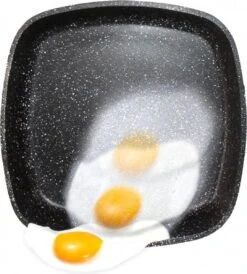 Herenthal Dubbele Grillpan - Ø 28 Cm - Koekenpan - Keramische Pan - Marmeren Coating Met Antiaanbaklaag - PFAS & PFOA Vrij - Pan - Grill - Vermindert Geur, Rook En Oliespatten - Zilver -Tefal Shop 1082x1200