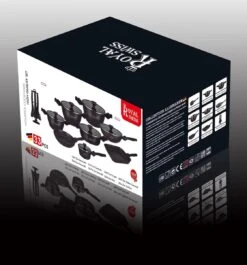 Royal Swiss® Pannenset - 33 Delig - Keramisch - Inductie - Afneembare Handgrepen - Geschikt Voor Oven - Zwart 11 Royal Swiss® Pannenset - 33 Delig - Keramisch - Inductie - Afneembare Handgrepen - Geschikt Voor Oven - Zwart -Tefal Shop 1120x1200 12