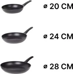 Masterchef Koekenpannen | 3-Delige Koekenpannenset | Inclusief 3 Inclusief Signature Collection Masterchef Messen | Ø 20, 24 En 28 Cm | Geschikt Voor Verschillende Warmtebronnen | Inductie, Elektrisch, Gas En Keramisch Pannenset | Vrij Van PFOA -Tefal Shop 1193x1200