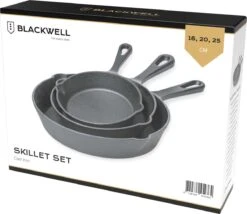 Blackwell Koekenpannenset - Gietijzer - ø 16, 20 En 25 Cm - Zonder Anti-aanbaklaag -Tefal Shop 1200x1038 4