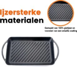 Kicinn Grillplaat - Gietijzer - Geëmailleerd - Incl. Accessoires - Ø 33 X 21.8 Cm (LxB) -Tefal Shop 1200x1050 1