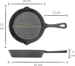 Blackwell Koekenpannenset - Gietijzer - ø 16, 20 En 25 Cm - Zonder Anti-aanbaklaag -Tefal Shop 1200x1066