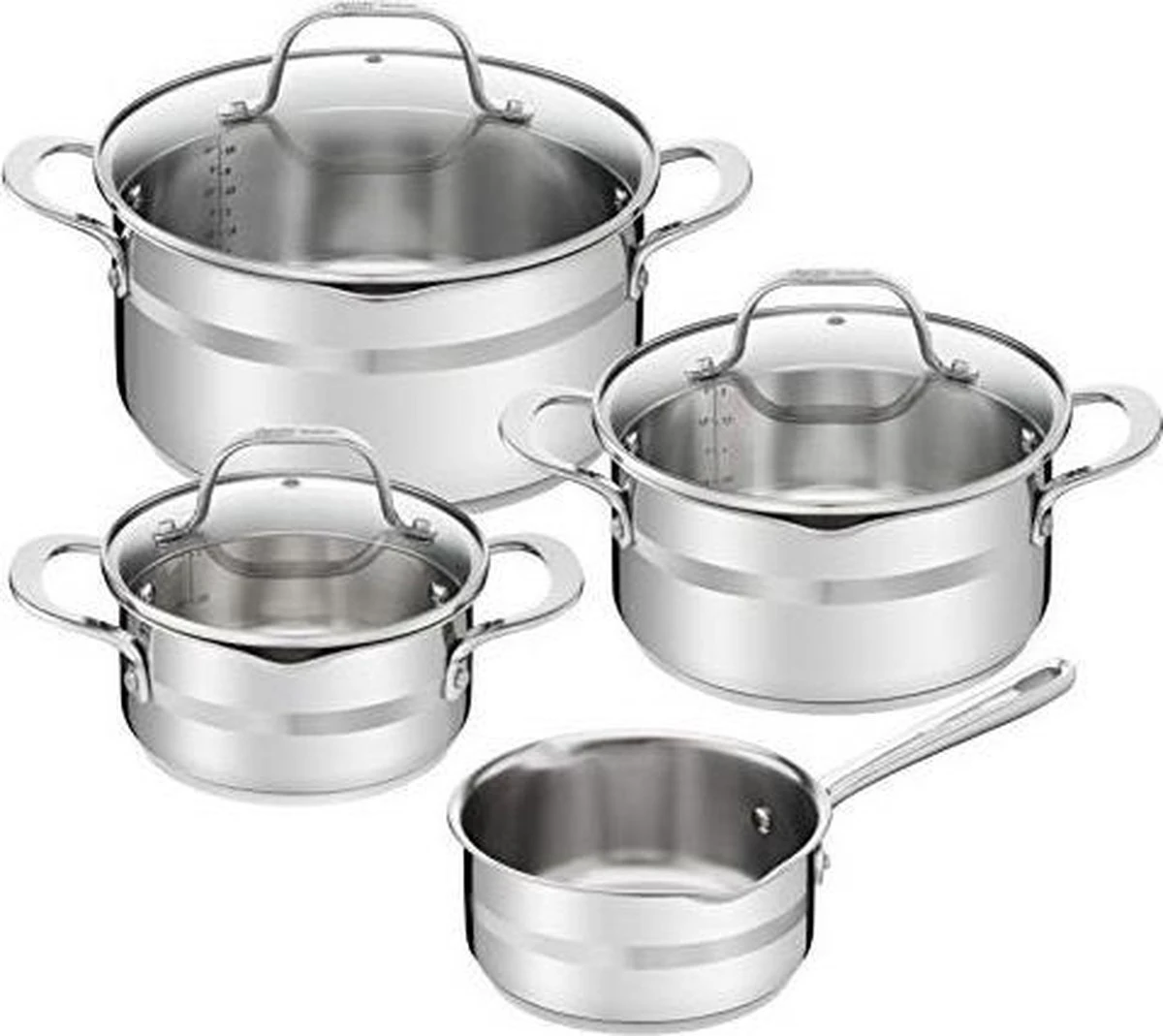 Tefal E494S7 Jamie Oliver Pannenset 1 Tefal E494S7 Jamie Oliver Pannenset