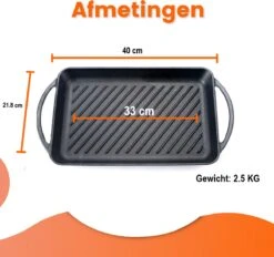 Kicinn Grillplaat - Gietijzer - Geëmailleerd - Incl. Accessoires - Ø 33 X 21.8 Cm (LxB) -Tefal Shop 1200x1127 1