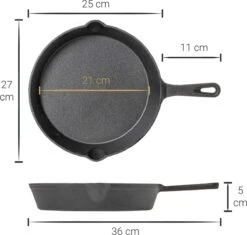 Blackwell Koekenpannenset - Gietijzer - ø 16, 20 En 25 Cm - Zonder Anti-aanbaklaag -Tefal Shop 1200x1141