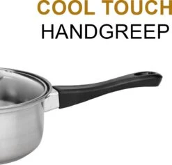 KitchenPrince 12-Delige Pannenset RVS - Pottenset - Kookpannen - Koekenpan - Steelpan - Bakpan - PFAS-Vrij - Pannenset - Pannenset Inductie - Antiaanbaklaag - Koekenpannenset -Tefal Shop 1200x1153 6