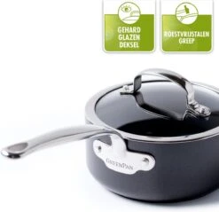 GreenPan Barcelona Infinity Pro Wokpan 28cm - Zwart - Inductie - PFAS-vrij -Tefal Shop 1200x1162