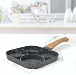 Professionele Koekenpan - Inductie - Voor Eieren / Pannekoeken / Hamburgers - Bakpan - Pan Voor 4 Eieren - Crepe Maker - Pannenkoekenmaker - Braadpan - Anti Aanbaklaag -Tefal Shop 1200x1170 1