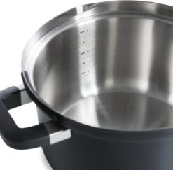 BK Flow Cool Black Glas Kookpannenset - 4-delig - Zwart - Glazen Deksel - Veilig Afgietsysteem - Inductie -Tefal Shop 1200x1182