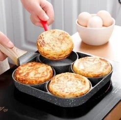 Professionele Koekenpan - Inductie - Voor Eieren / Pannekoeken / Hamburgers - Bakpan - Pan Voor 4 Eieren - Crepe Maker - Pannenkoekenmaker - Braadpan - Anti Aanbaklaag -Tefal Shop 1200x1191