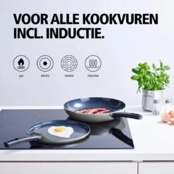 BRABANTIA INDU+ Pannenkoekenpan - Keramische Antiaanbaklaag - Ø 24 Cm - Inductie - Pfas Vrij -Tefal Shop 1200x1200 173