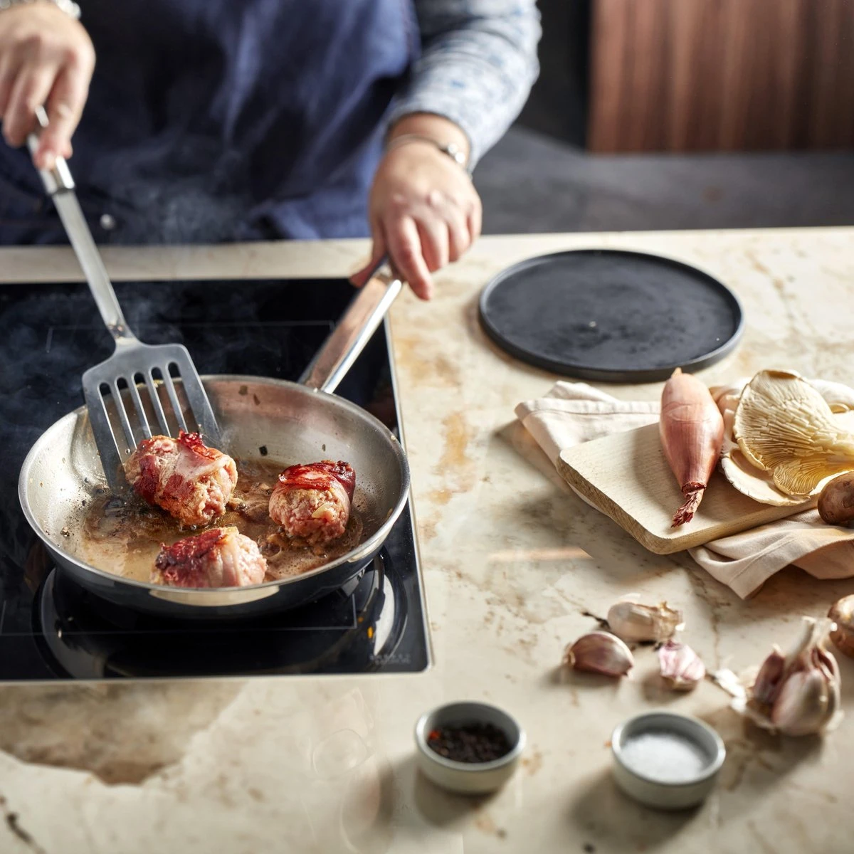 Demeyere Classico 3 RVS Koekenpan – Koekenpan Inductie - 20 Cm – PTFE-vrij 5 Demeyere Classico 3 RVS Koekenpan – Koekenpan Inductie - 20 Cm – PTFE-vrij - Afbeelding 5