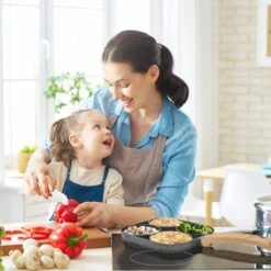 Professionele Koekenpan - Inductie - Voor Eieren / Pannekoeken / Hamburgers - Bakpan - Pan Voor 4 Eieren - Crepe Maker - Pannenkoekenmaker - Braadpan - Anti Aanbaklaag -Tefal Shop 1200x1200 305