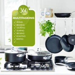 GreenPan Barcelona Infinity Pro Koekenpannenset Ø 24cm + Ø 28cm - Zwart - Inductie - PFAS-vrij -Tefal Shop 1200x1200 317