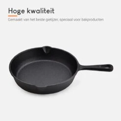 Ocina Gietijzeren Pan – Set Van 3 Stuks – ø25cm, ø19.5cm En ø16cm - Skillet - Koekenpan – Hapjespan – Koekenpan Inductie – Koekenpannenset - Gietijzeren Pan Bbq - Gietijzer - Incl. Receptenboek -Tefal Shop 1200x1200 372