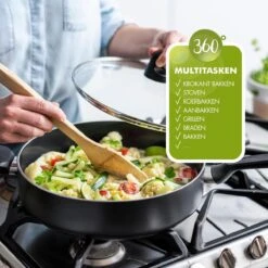 GreenPan Memphis Koekenpan 20cm - Zwart - Inductie - PFAS-vrij -Tefal Shop 1200x1200 405