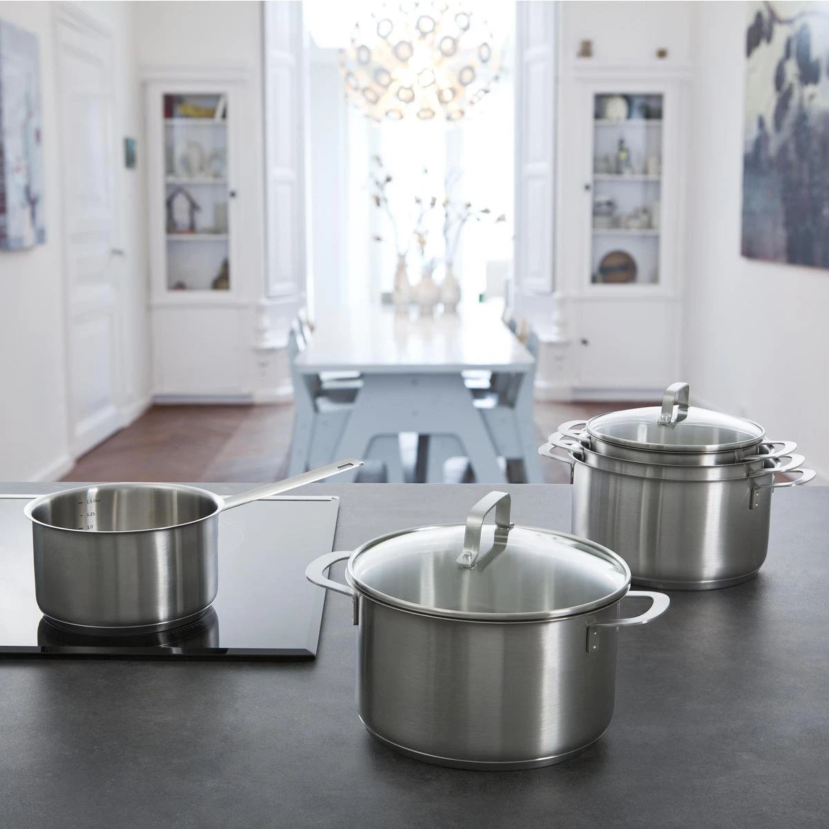 BK Bistro Pannenset - 5 Delig - Inductie 5 BK Bistro Pannenset - 5 Delig - Inductie - Afbeelding 5