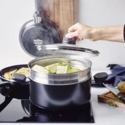 GreenPan Memphis Pannenset - 20-delig - Zwart - Inductie - PFAS-vrij 13 GreenPan Memphis Pannenset - 20-delig - Zwart - Inductie - PFAS-vrij -Tefal Shop 1200x1200 557