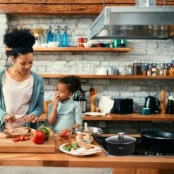 BIKO - Smile Pannen 8 Delige Pannenset - Braadpan - Zwart -Tefal Shop 1200x1200 573