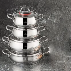 Karaca Emirgan Pannenset - 8 Delig - Geschikt Voor Inductie 10 Karaca Emirgan Pannenset - 8 Delig - Geschikt Voor Inductie -Tefal Shop 1200x1200 594