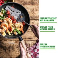 GreenChef Vintage Wokpan 28cm/3.7L - Zwart - Inductie - PFAS-vrij -Tefal Shop 1200x1200 6