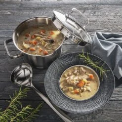 Sola Pannenset Diamond - 4 Delig - Ø 16,16,18,20 Cm - Zilver - RVS - Sandwichbodem -Tefal Shop 1200x1200 657