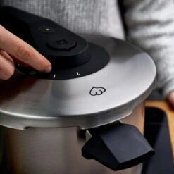 Springlane Roestvrijstalen Snelkookpan - Inductie - Pressure Cooker - 6,0 L Met Stoommand -Tefal Shop 1200x1200 669