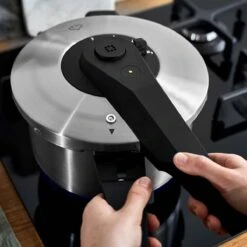 Springlane Roestvrijstalen Snelkookpan - Inductie - Pressure Cooker - 6,0 L Met Stoommand -Tefal Shop 1200x1200 672