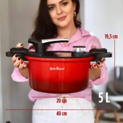 Rosmarino - Snelkookpan Met Glazen Deksel - Zwart - Ø24cm - 5 Liter - 100% PFAS & PFOA Vrij - Aluminium - Pressure Cooker - Non-stick Minerale Coating - Ergonomische Handgrepen - Geschikt Voor Alle Warmtebronnen -Tefal Shop 1200x1200 674