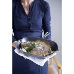 Le Creuset Gietijzeren Vierkante Grillpan - 26cm - Mat Zwart -Tefal Shop 1200x1200 741