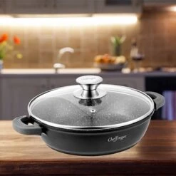 Cheffinger 28cm Lage Kookpot / Braadpan - CF-SC28 -Tefal Shop 1200x1200 847