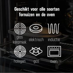 Gietijzeren Braadpan - Sudderpan Zwart Van Daumonet - Ovaal - Ø 29 Cm - 3 Liter - 100% PFAS & PFOA Vrij - Emaille - Geschikt Voor Alle Warmtebronnen - Elektrisch - Gas - Halogeen - Inductie - Keramisch - Vaatwasserbestendig -Tefal Shop 1200x1200 886