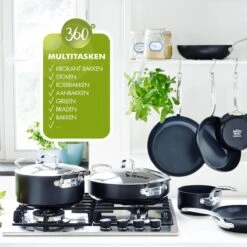 GreenPan Barcelona Infinity Pro Wokpan 28cm - Zwart - Inductie - PFAS-vrij -Tefal Shop 1200x1200 98