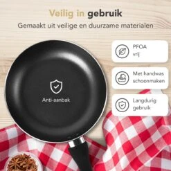 Rochester 18-delige Pannenset Met Deksels - Kookpotten - Koekenpannen Steelpannen - Aluminium - Zwart 14 Rochester 18-delige Pannenset Met Deksels - Kookpotten - Koekenpannen Steelpannen - Aluminium - Zwart -Tefal Shop 1200x1200 992