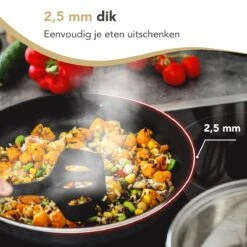 Rochester 18-delige Pannenset Met Deksels - Kookpotten - Koekenpannen Steelpannen - Aluminium - Zwart 19 Rochester 18-delige Pannenset Met Deksels - Kookpotten - Koekenpannen Steelpannen - Aluminium - Zwart -Tefal Shop 1200x1200 997