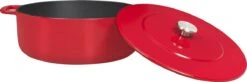 Combekk Sous Chef Gietijzeren Braadpan - 28cm - Rood -Tefal Shop 1200x396 1