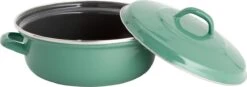 Lite-Body - Magnus Braadpan 24cm/2,5 L Met Deksel- Emaille- Olijf Groen - Inductie -Tefal Shop 1200x424 2