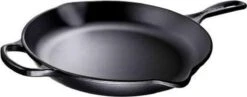 Le Creuset - Gietijzeren Ronde Skillet In Mat Zwart 23cm -Tefal Shop 1200x472