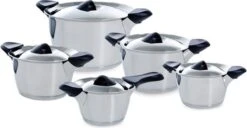 BK Q-linair Classic Pannenset - 5 Delig - RVS - Veilig Afgietsysteem - Inductie -Tefal Shop 1200x620 3