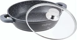 Cheffinger 28cm Lage Kookpot / Braadpan - CF-SC28 -Tefal Shop 1200x637 4