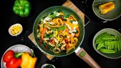 Just Vegan Koekenpan ECO Met Afneembaar Handvat 20 Cm Aluminium Groen -Tefal Shop 1200x673