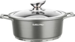 Swiss Pro+ | Set 14 Delige Pannenset | Inductie - Pannensets - Glazen Deksel - Met Afneembare Handgreep - Marmeren Interieur -PFAS-vrij | Grey / Silver 19 Swiss Pro+ | Set 14 Delige Pannenset | Inductie - Pannensets - Glazen Deksel - Met Afneembare Handgreep - Marmeren Interieur -PFAS-vrij | Grey / Silver -Tefal Shop 1200x675 33