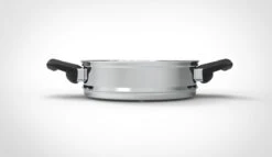 Royal Swiss Snelkookpan / Couscous Pan - 2 In 1 - 10 Liter - Ø 26 Cm - RVS - Inductie - Automatische Sluiting -Tefal Shop 1200x693 2