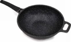Cheffinger Wokpan Met Deksel - 32cm - Zwart - Pan - Keukenaccessoires -Tefal Shop 1200x708 2