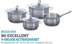 BK Excellent Pannenset - 4-delig - RVS - Inductie -Tefal Shop 1200x730 4