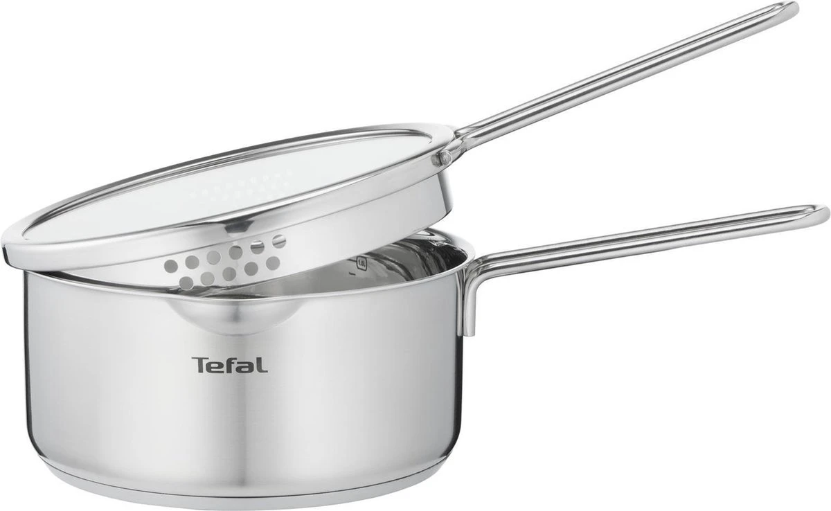 Tefal Nordica Pannenset 4 Delig - Steelpan Ø16 Cm & Kookpan Ø 18 + Ø 20 + Ø 24 Cm 12 Tefal Nordica Pannenset 4 Delig - Steelpan Ø16 Cm & Kookpan Ø 18 + Ø 20 + Ø 24 Cm - Afbeelding 12