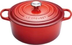 Le Creuset Signature Braadpan - 4,2 L - 24 Cm - Kersenrood -Tefal Shop 1200x753 4