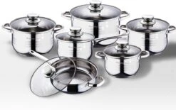 Royalty Line Luxe Pannenset - 12 Delig - RVS -Tefal Shop 1200x755 1